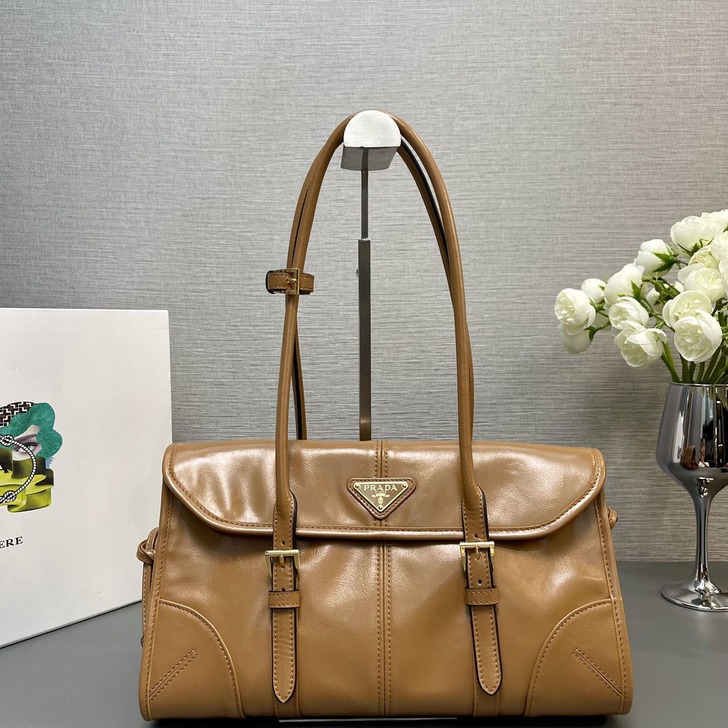 Pra*a top handle bags